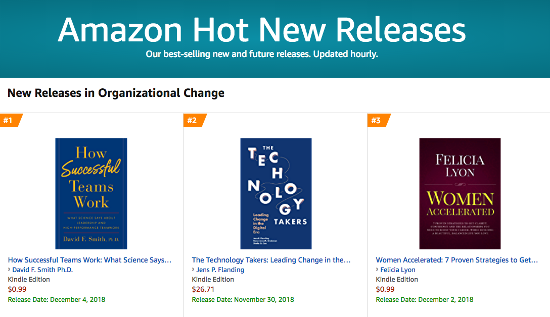 David Smith 1 Amazon Hot New Release Organizational Change